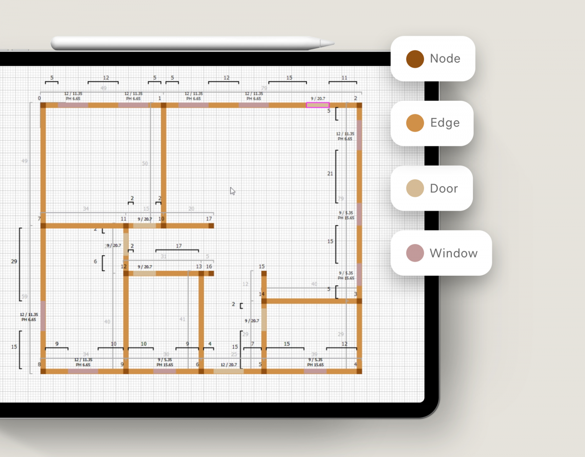 Polybuilder Blueprint Floorplan Interactive Sketch Draw